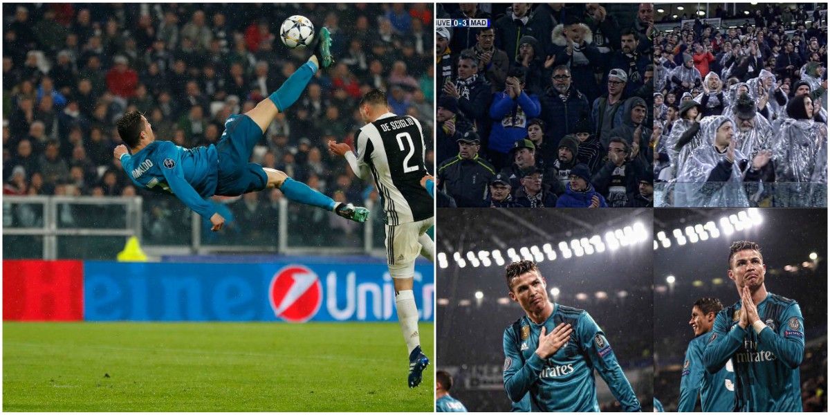 ¡Imperdible! El público de Juventus ovaciona a Cristiano tras su gol de chilena