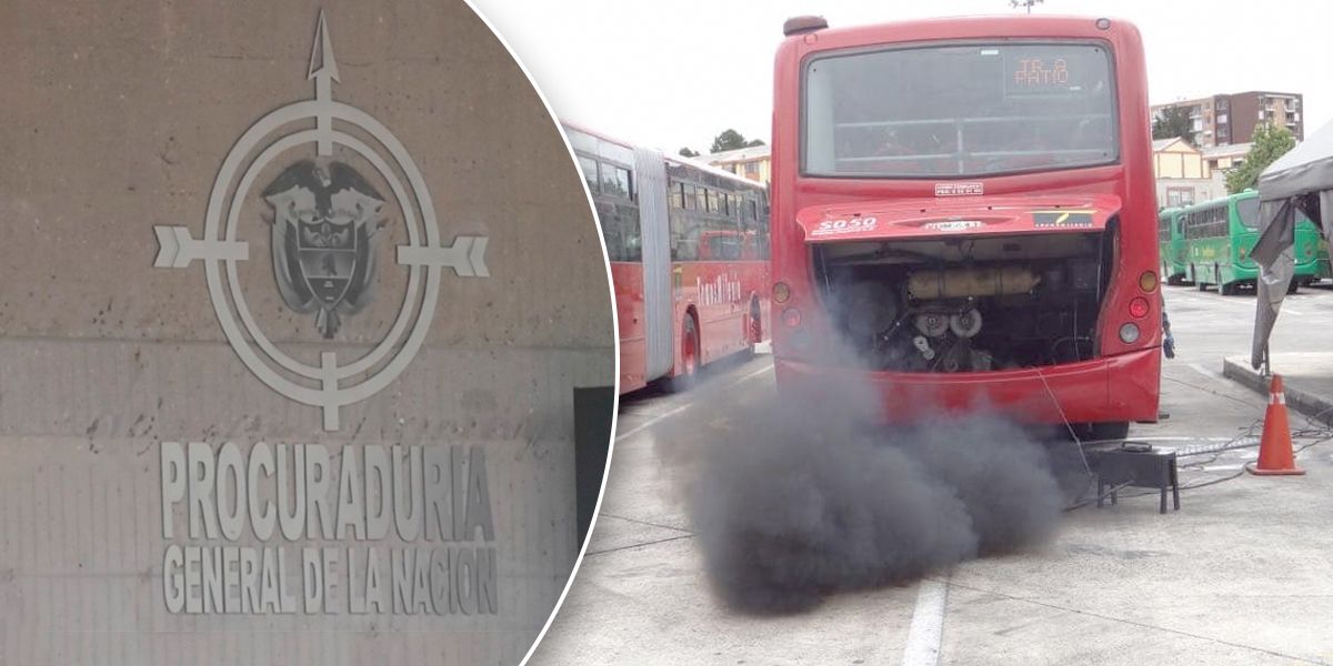 Procuraduría pide tecnologías limpias en renovación de buses de TransMilenio