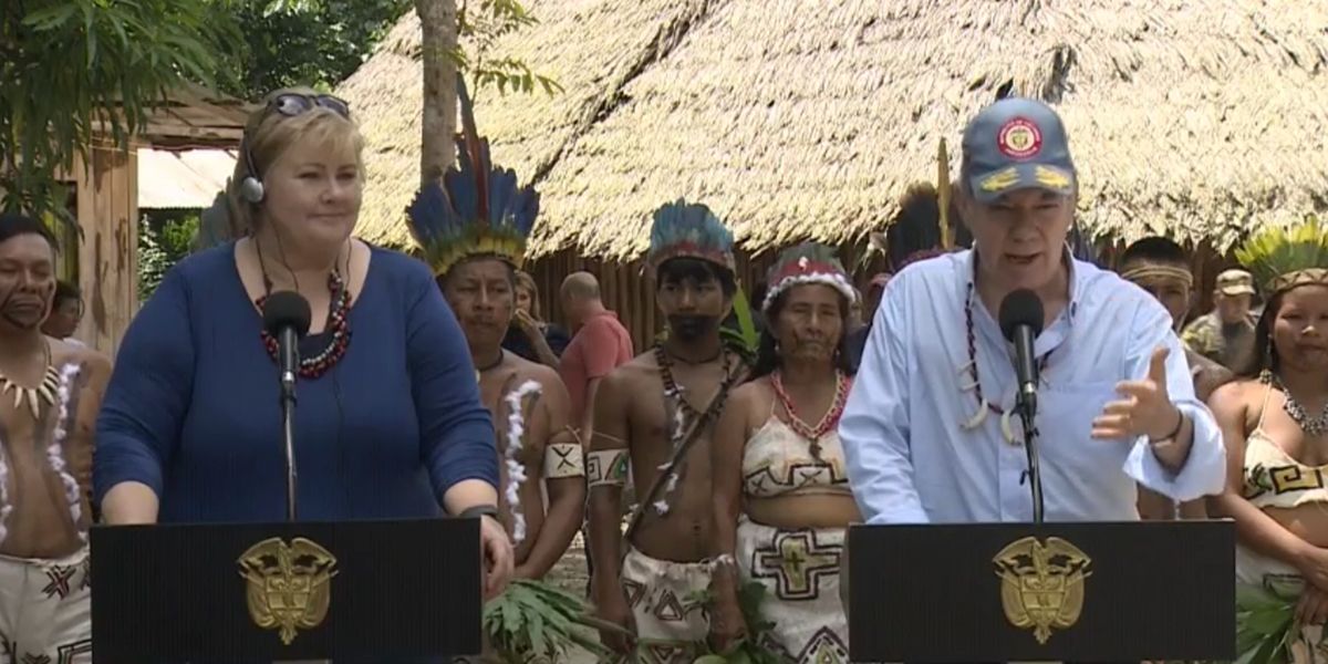 Santos y Solberg firman decreto para fortalecimiento de autonomía de pueblos indígenas