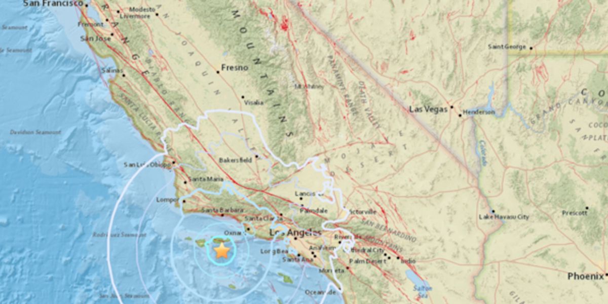 Sismo de magnitud 5.3 se sintió al sur de California