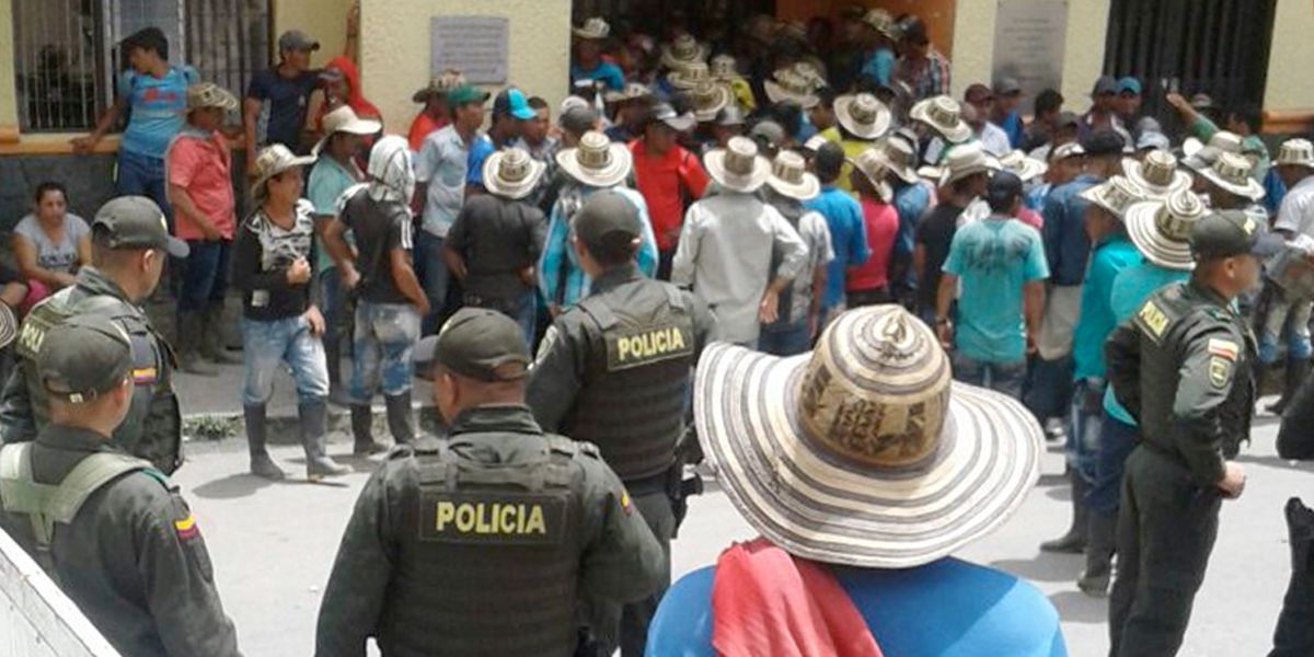 Sigue el drama de los desplazados en Ituango, Antioquia