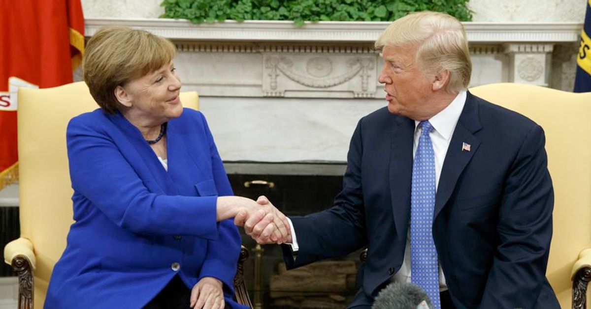 Merkel visita a Trump para mejorar las relaciones