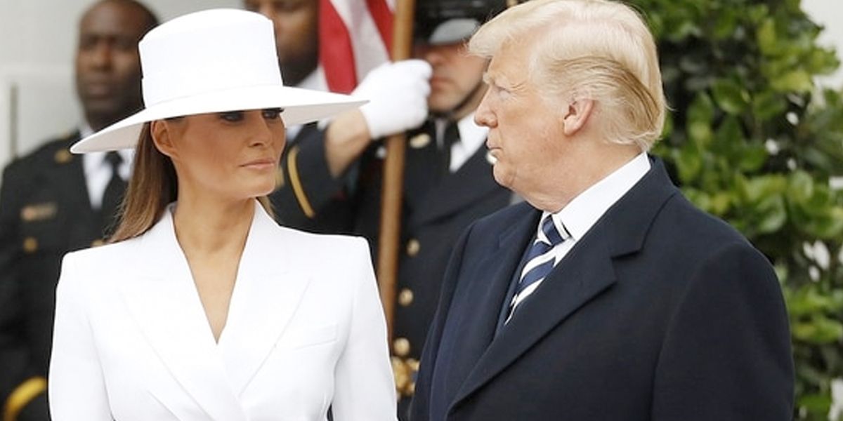 Momento incómodo entre Donald Trump y su esposa