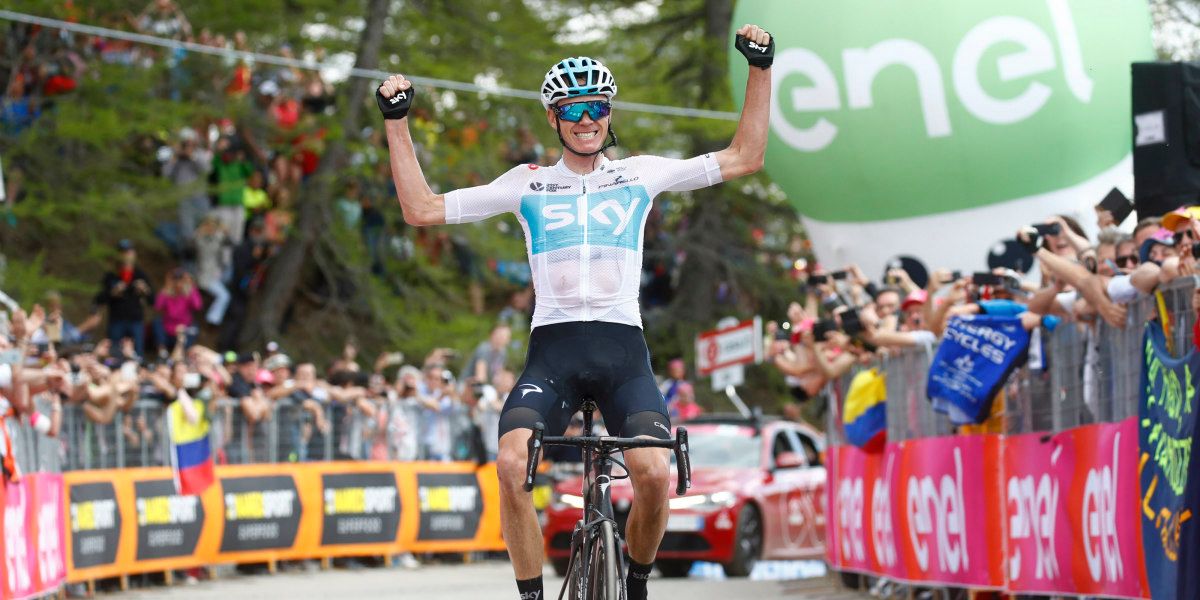 Chris Froome se viste de leyenda y es nuevo líder del Giro
