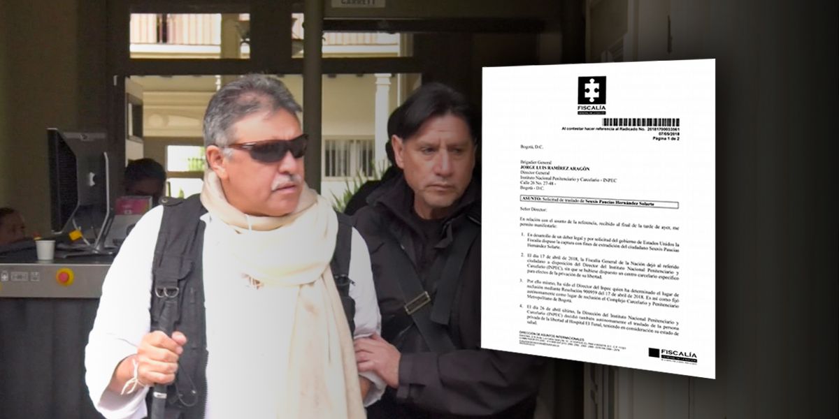Fiscalía conocía sobre traslado de Santrich: Minjusticia
