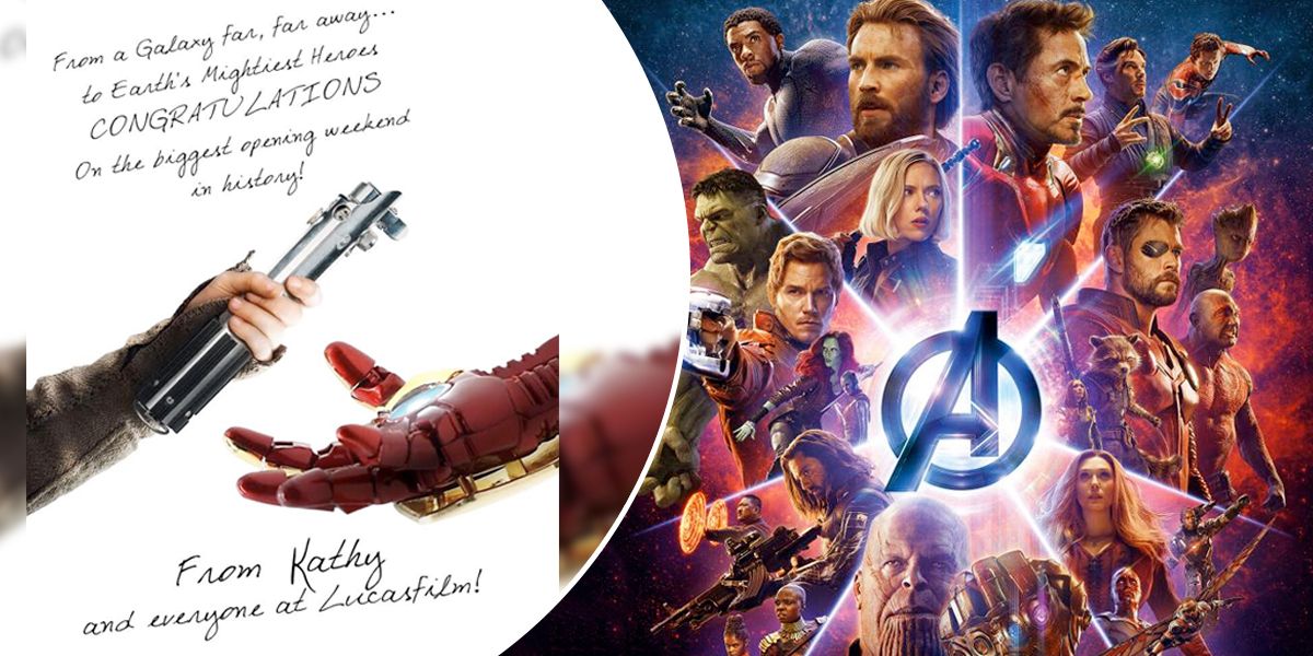 ‘Star Wars’ entrega sable láser a ‘Avengers: Infinity War’ por romper récord en taquilla