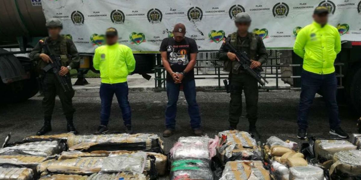 Policía incauta 3,5 toneladas de marihuana en el Valle
