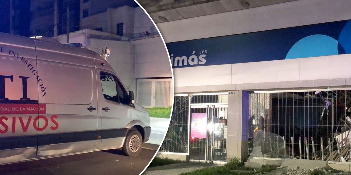 Investigan explosión de artefacto panfletario en sede de Medimás en Bogotá