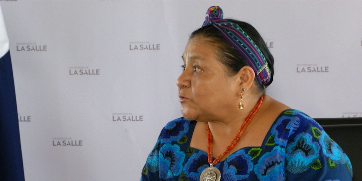Rigoberta Menchú y su visión sobre el proceso de paz