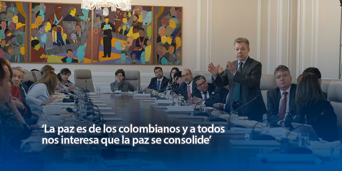 Santos pide al Congreso agilizar trámite de proyectos de ley para implementación de paz