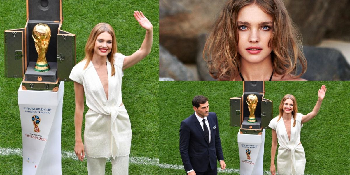 Natalia Vodiánova, la modelo que opacó a Iker Casillas en la inauguración del Mundial