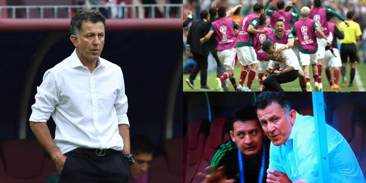 ¡Imperdible! La celebración de Juan Carlos Osorio tras el gol de México
