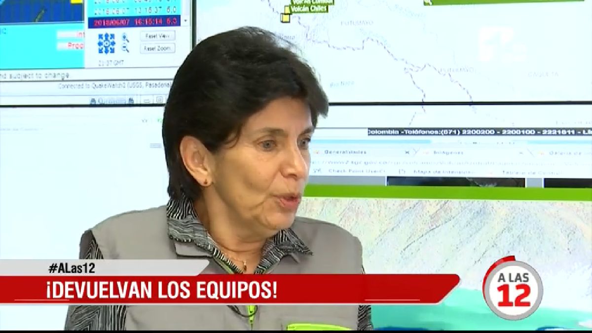 Roban la estación sísmica en Nariño, Noticias "A Las 12"