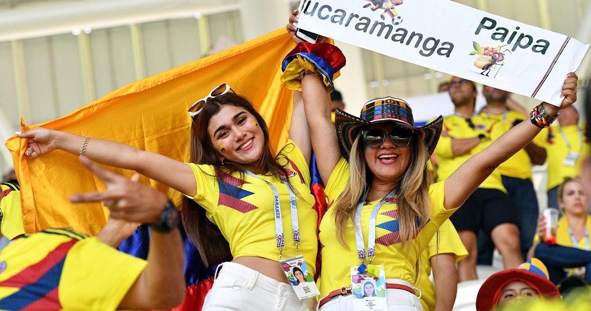 Las colombianas que se roban todas las miradas en las calles y estadios de Rusia