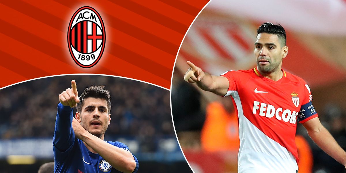Falcao y Morata, en la mira del Milan para la próxima temporada del fútbol europeo