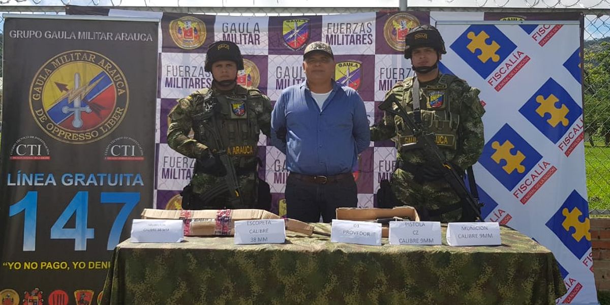 Capturado alias ‘Pija’, cabecilla de grupo armado residual en el Cauca y Casanare