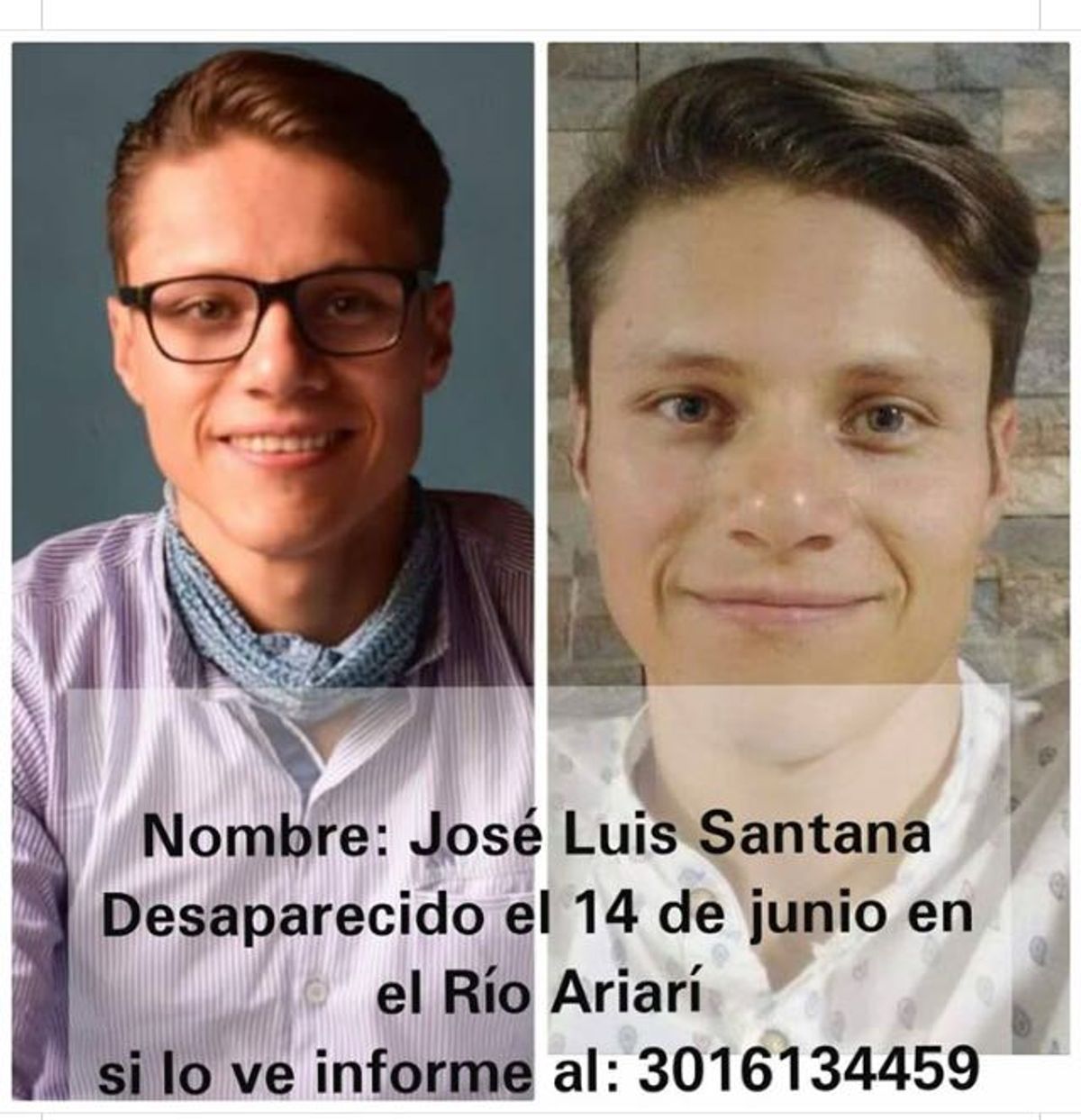 José Luis Santana - Desaparecido Ariari