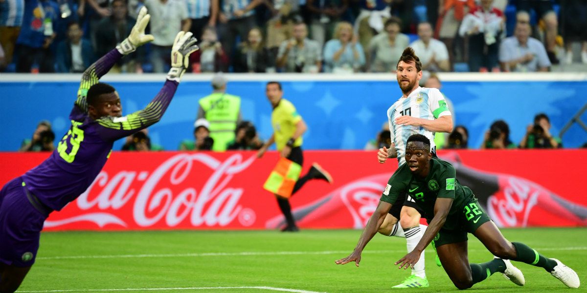 Messi se estrena como goleador ante Nigeria en Rusia 2018