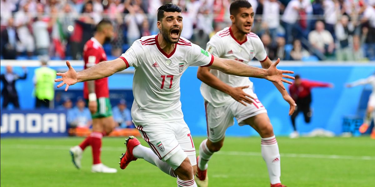 Con este autogolazo, Irán derrota a Marruecos en el Mundial