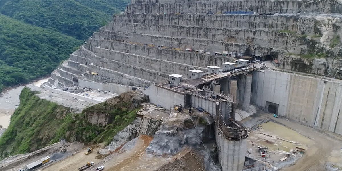 Terminó la construcción del vertedero en Hidroituango
