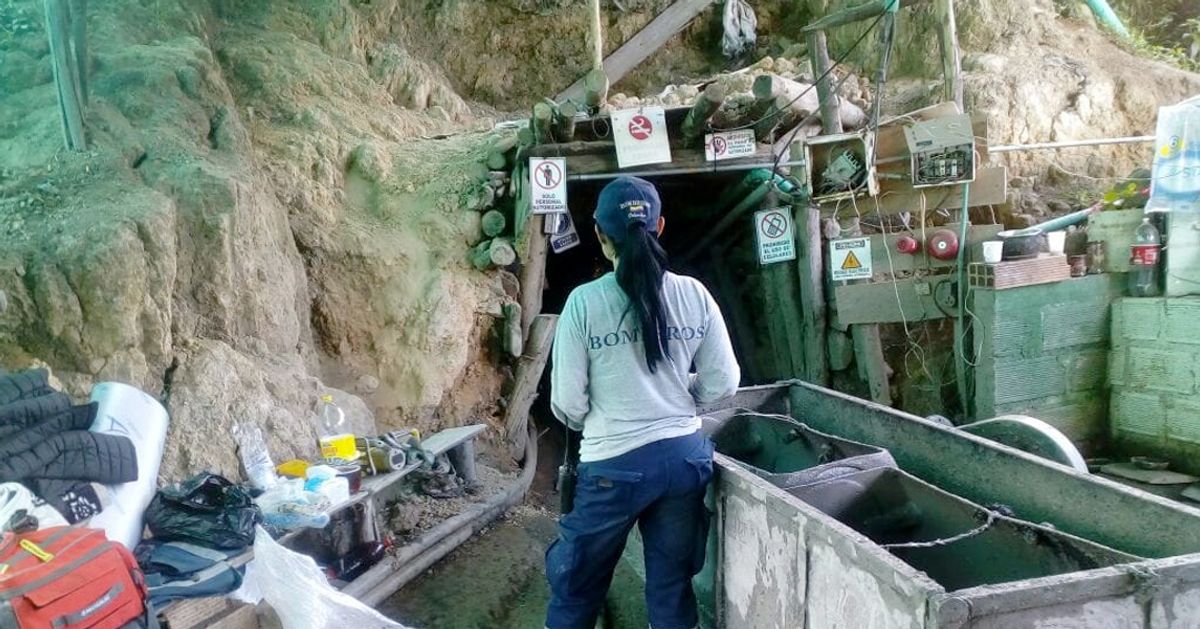 Dos obreros atrapados por derrumbe de una mina en Angelópolis, Antioquia