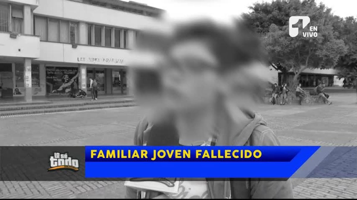 Por primera vez hablan familiares de joven universitario que murió por colarse en TransMilenio