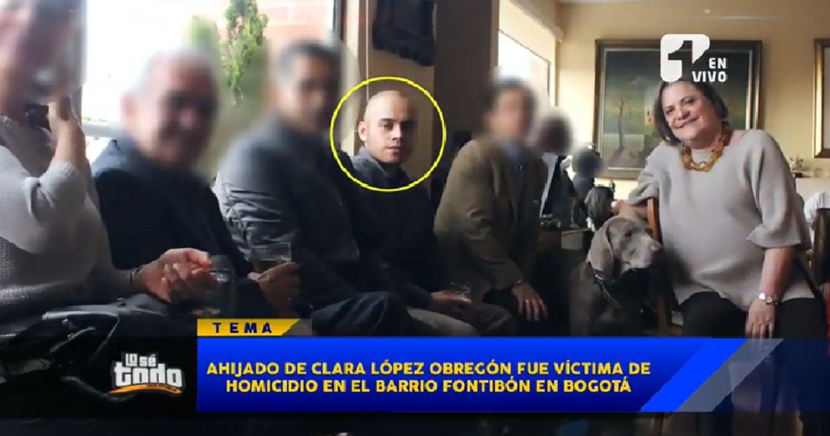 Clara López exige dar con paradero de asesinos de su ahijado de 21 años en Bogotá