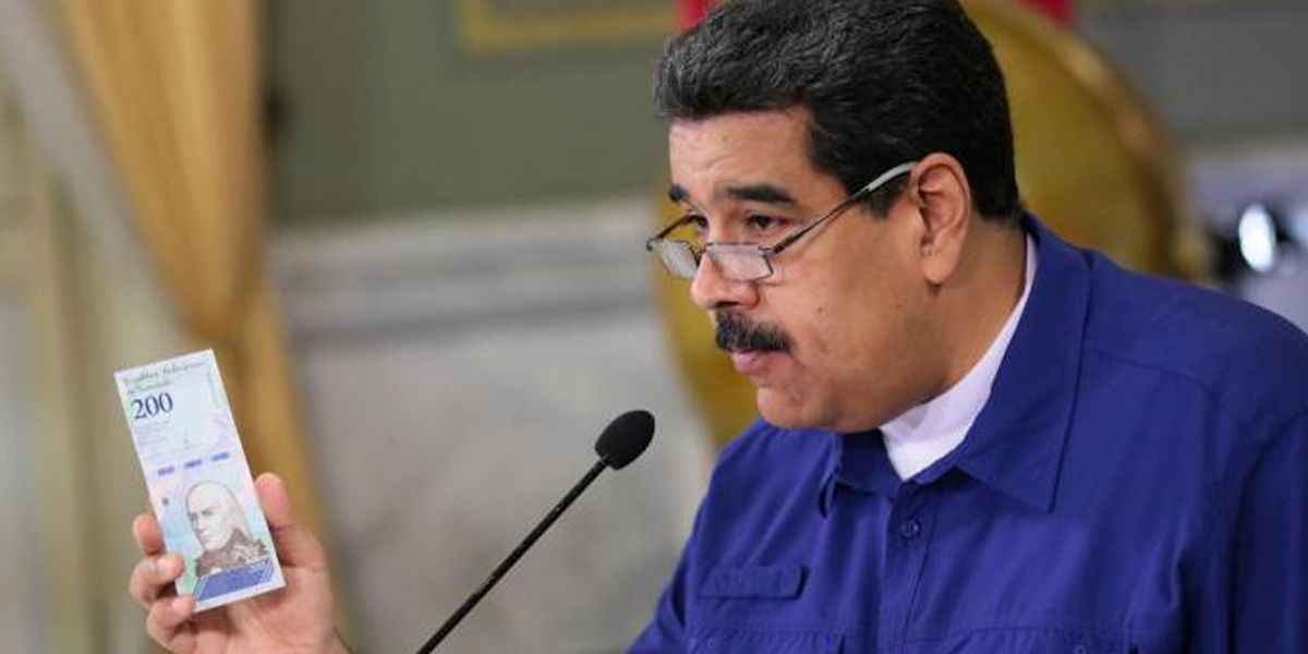 Maduro anuncia la eliminación de cinco ceros a la moneda venezolana