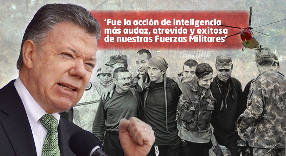 Presidente Santos conmemora los diez años de la Operación Jaque