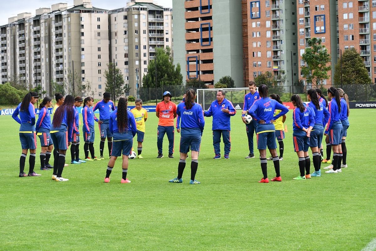 Selección Colombia femenina se prepara para el Mundial Sub17 en Uruguay