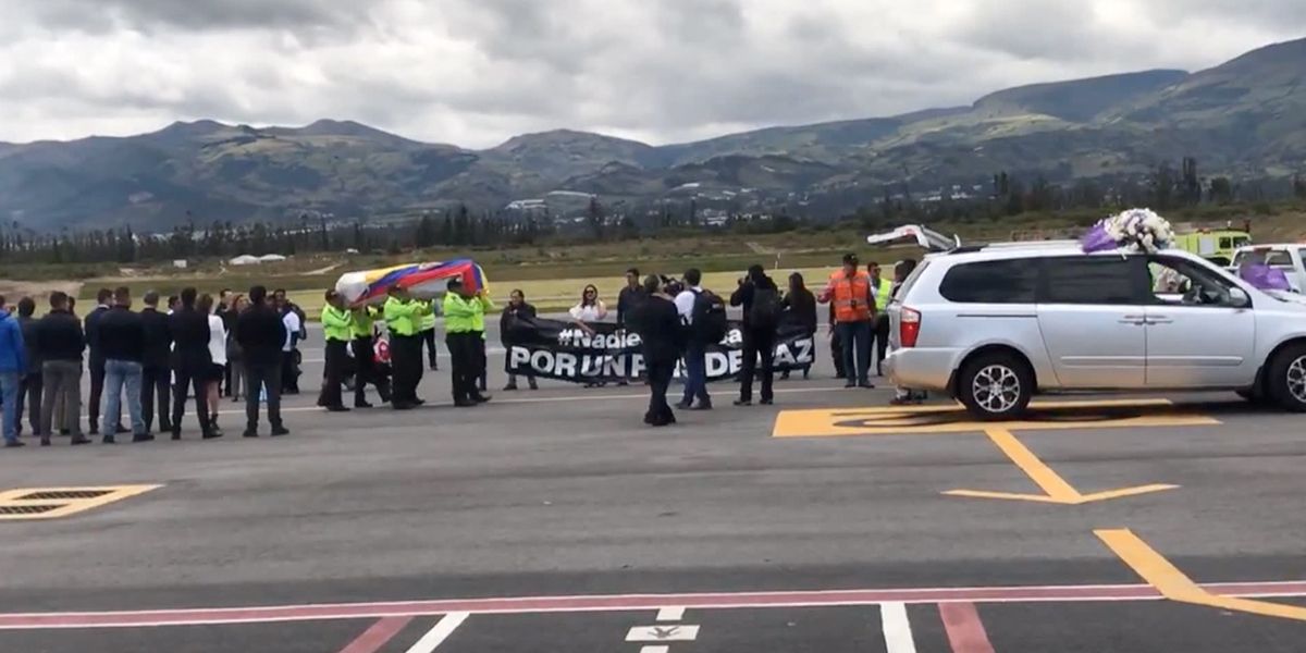 Llegan a Ecuador los cuerpos de la pareja asesinada en la frontera