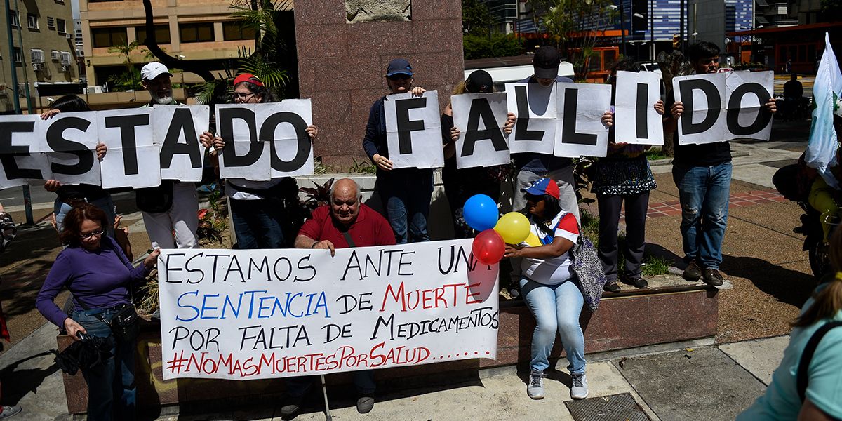 Médicos y enfermeras marcharon en Venezuela por escasez de medicinas