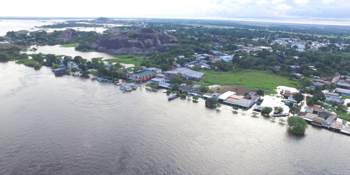 50 días completa la capital del departamento del Vichada bajo el agua