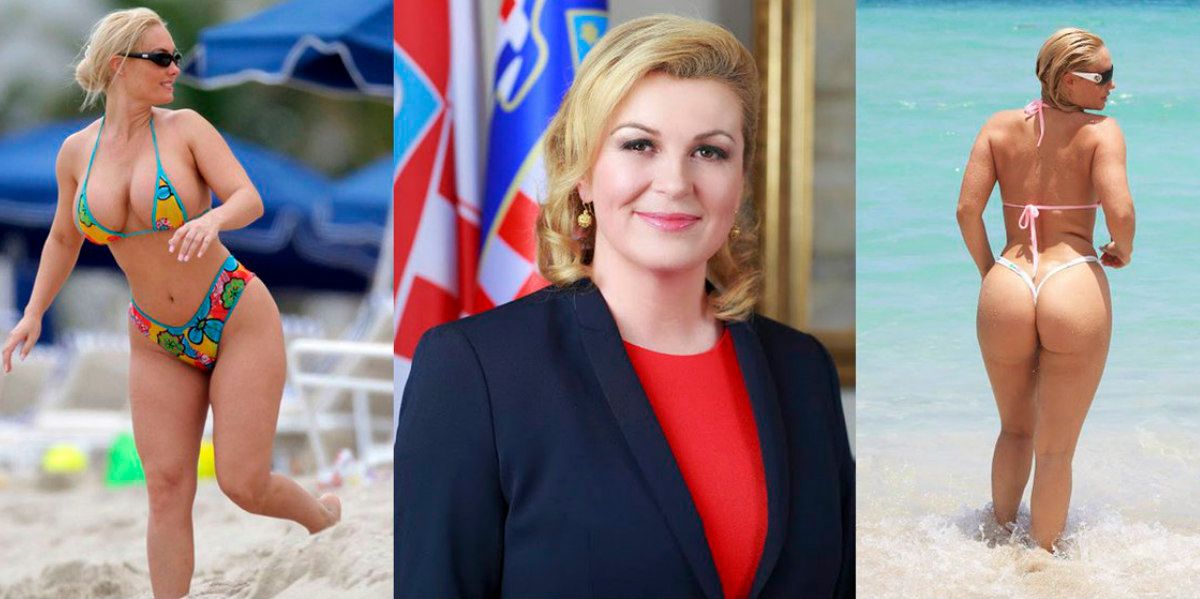Las fotos falsas de la presidenta de Croacia que circulan en redes sociales