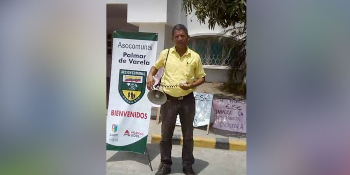 Asesinado presidente de Asocomunal en Palmar de Varela, Atlántico
