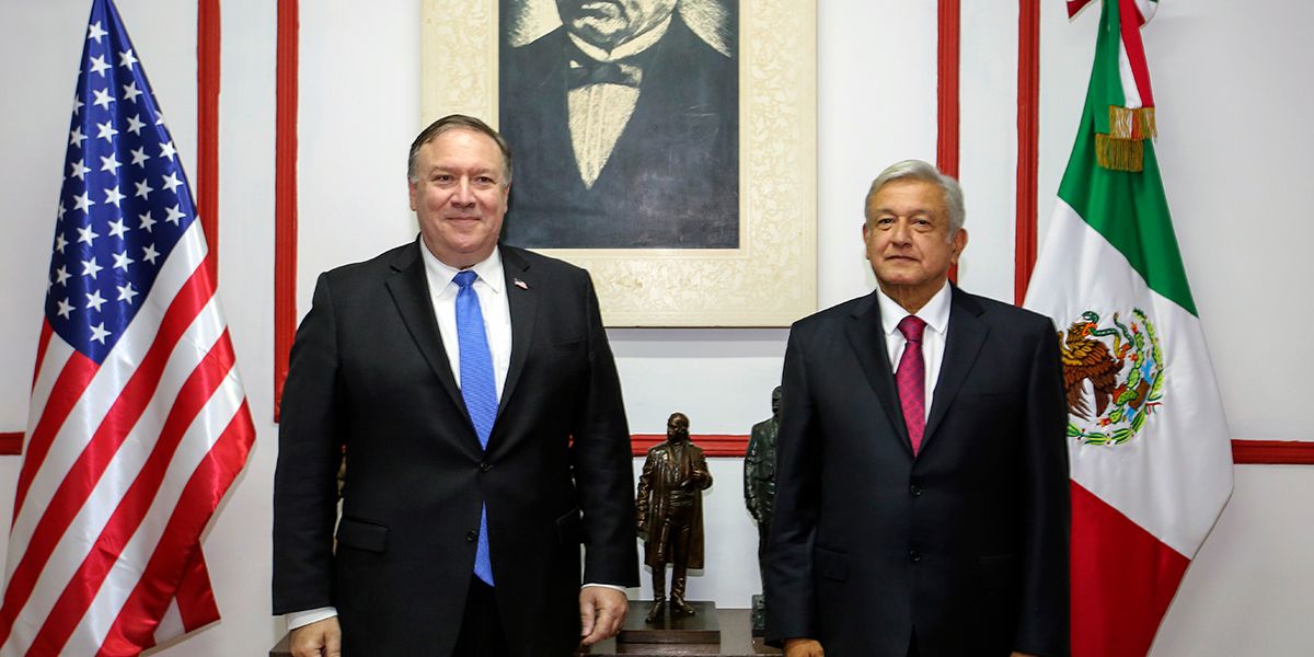 Secretario de Estado de Estados Unidos se reunió con Peña Nieto y con López Obrador