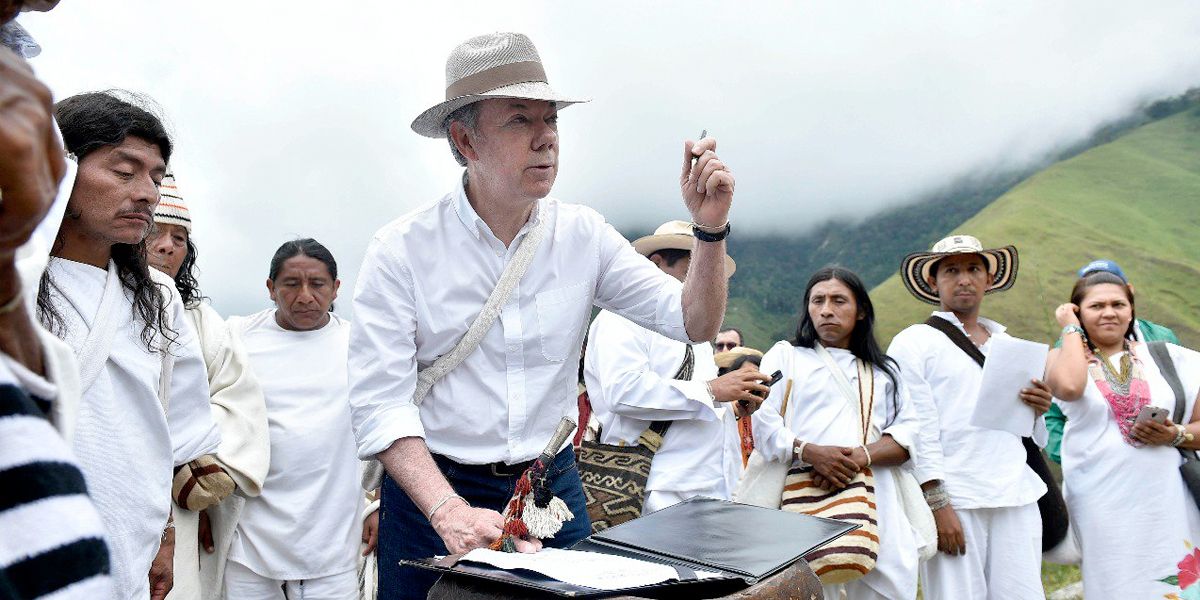 Presidente Santos sancionó desde la Sierra Nevada la Ley de Páramos y de Cambio Climático