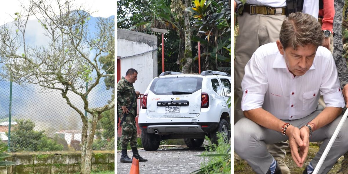 Atentado con explosivos contra caravana del gobernador de Antioquia en Ituango