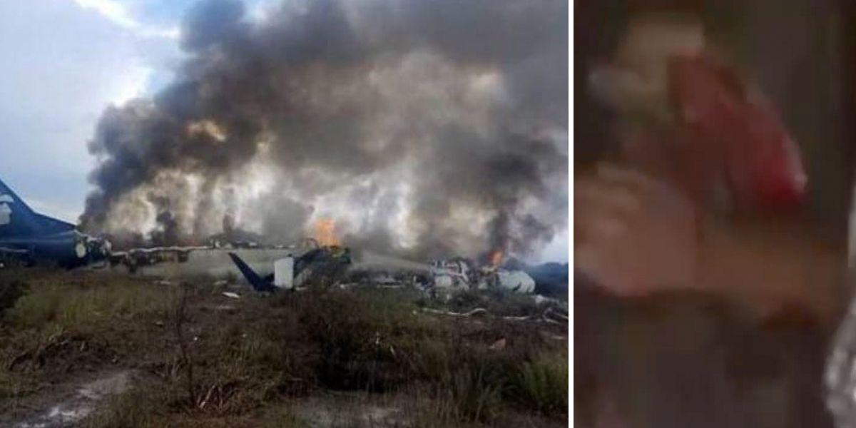 Pasajero graba el momento exacto en el que se estrella avión de Aeroméxico