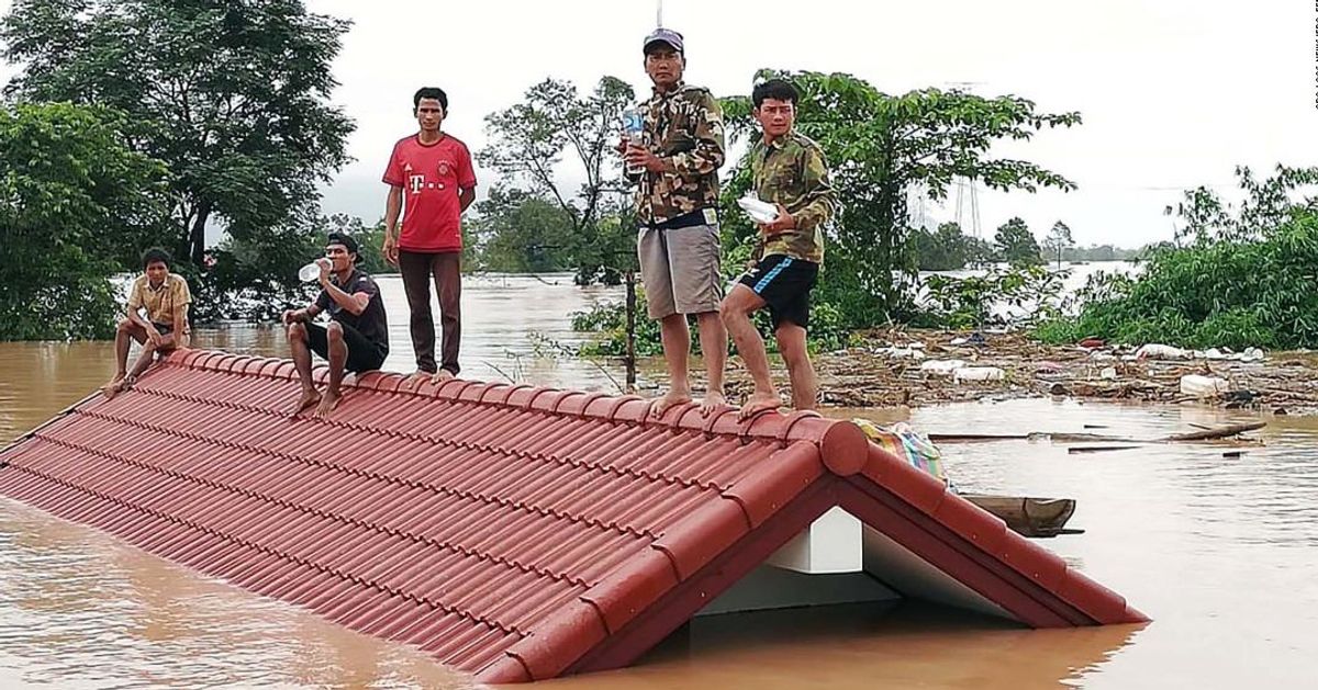 Ruptura de una represa en Myanmar deja inundaciones y miles de evacuados