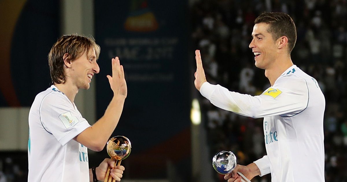 Luka Modric y Cristiano Ronaldo en el Real Madrid - Foto: AFP