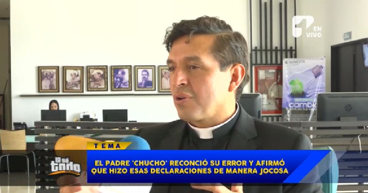 Padre Chucho envía sentido mensaje a la familia Santos