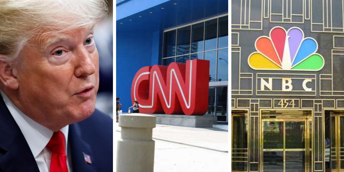Trump arremete contra CNN y NBC