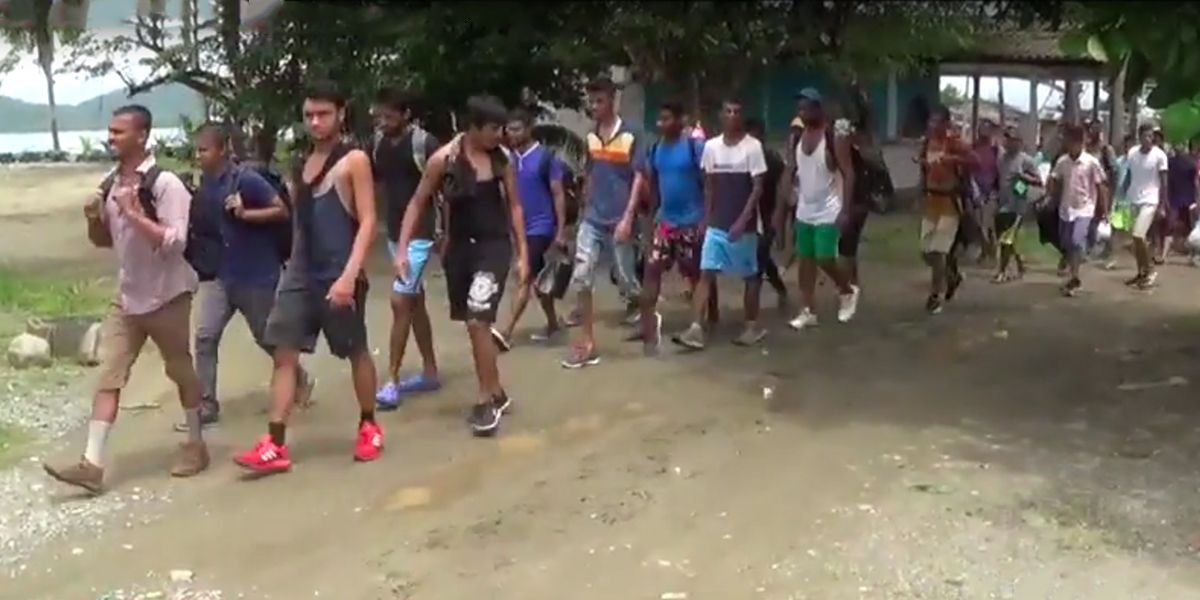 Armada intercepta 149 migrantes ilegales cerca a la frontera con Panamá
