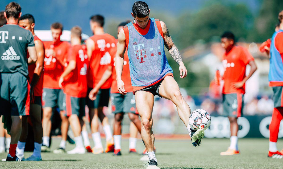 Malas noticias para James Rodríguez en el inicio de temporada con el Bayern