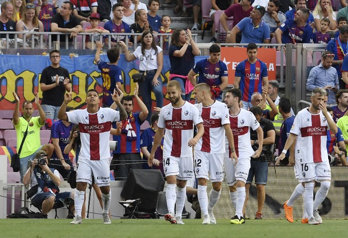 ‘Cucho’ Hernández le hizo gol a Barcelona, pero no evitó que su equipo sufriera una histórica goleada