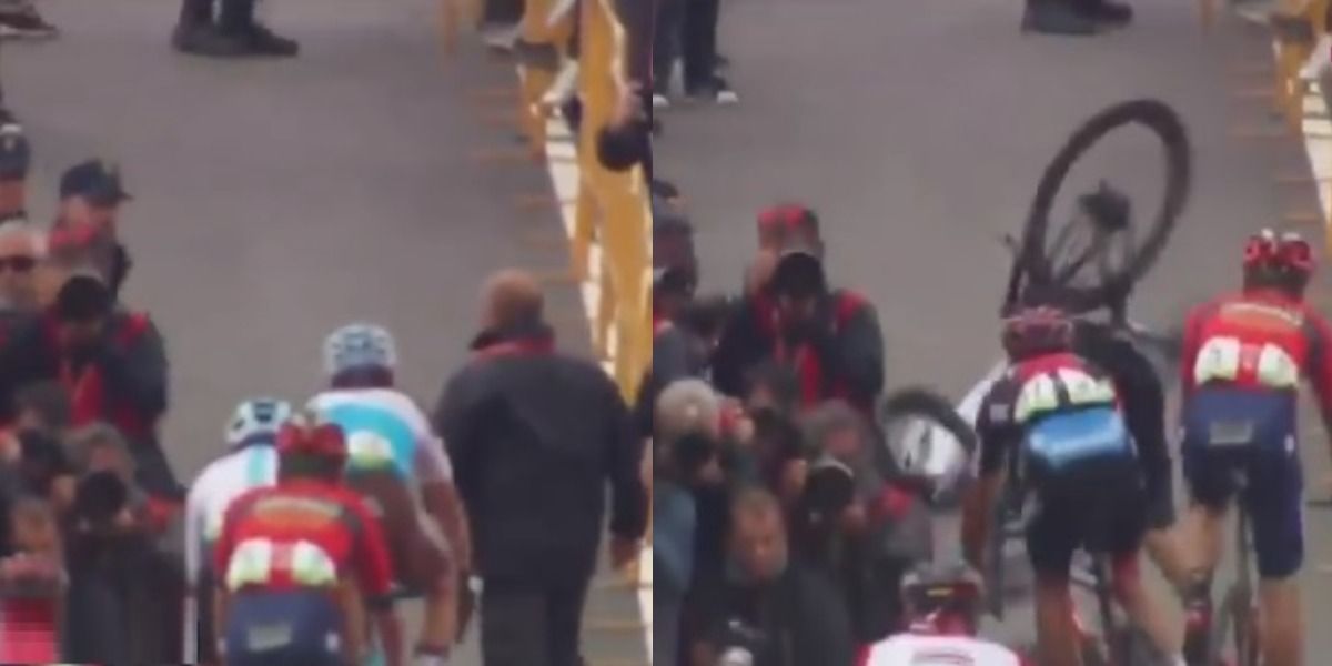 El impactante accidente que se vivió en la Vuelta a España