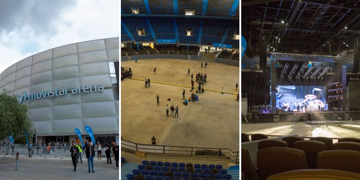 Movistar Arena está listo y será puesto a prueba este viernes
