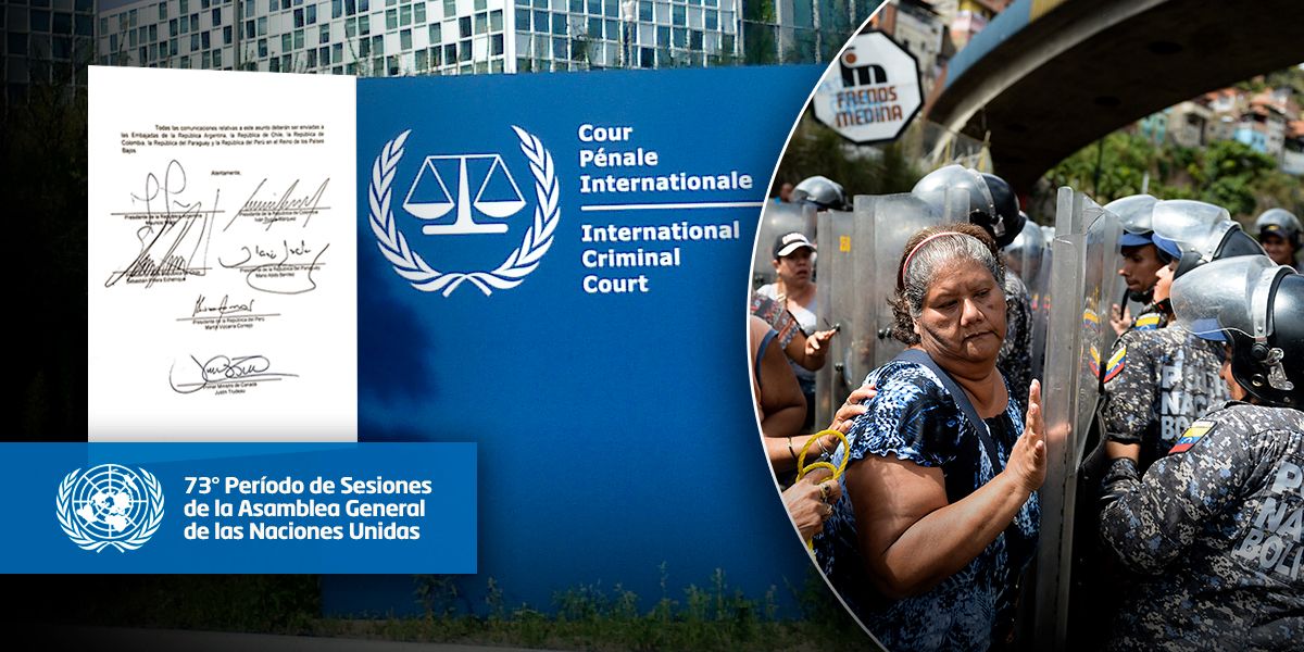 Seis países oficializan petición para que la CPI investigue a Venezuela