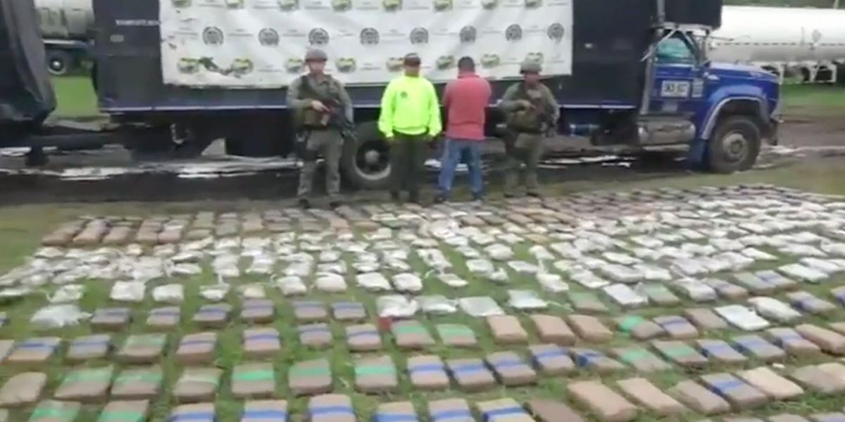 Cae cargamento de 419 kilos de marihuana en Valle del Cauca